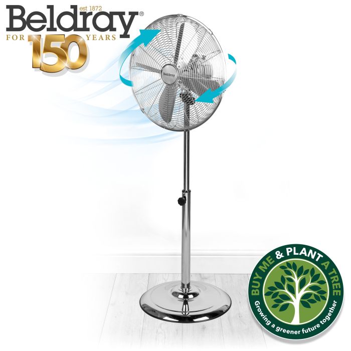 Picture of Beldray 16" Platinum Pedestal Fan