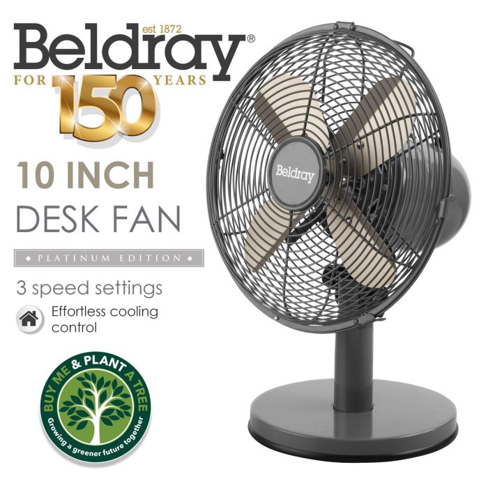 Picture of Beldray 10" Platinum Desk Fan