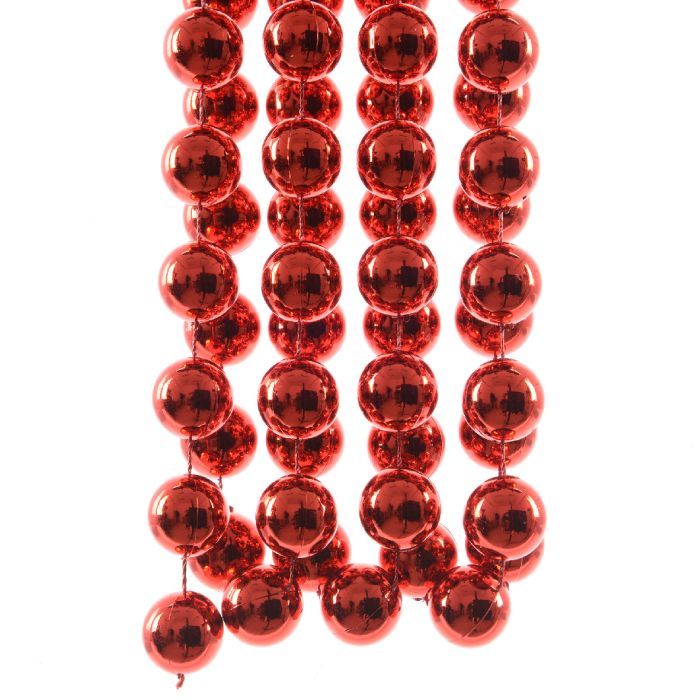 Picture of Plastic Bead Garland Xxl Christmas Red