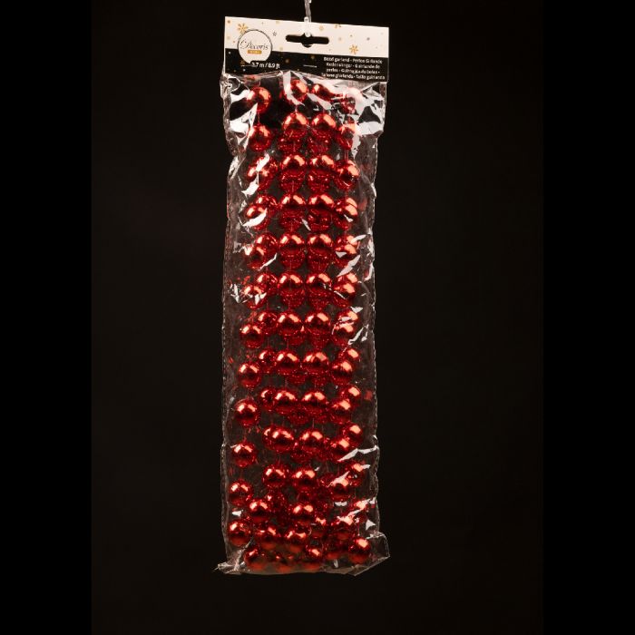 Picture of Plastic Bead Garland Xxl Christmas Red