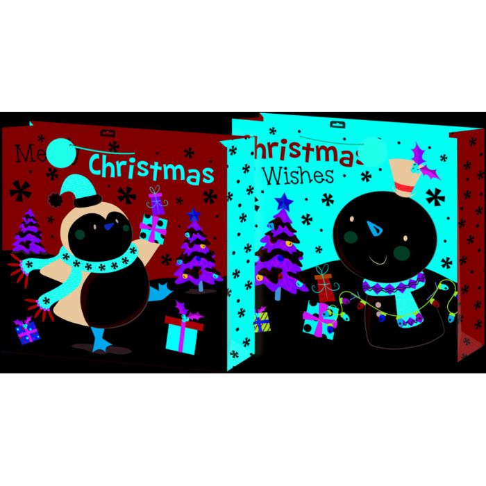 Picture of Penguin & Snowman Christmas Bags - Giant Size