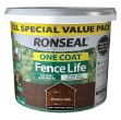 Picture of Ronseal 12ltr One Coat Fencelife Medium Oak