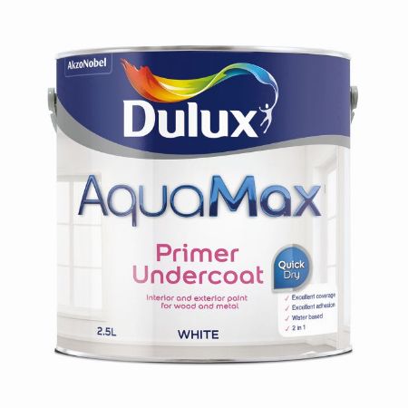 Show details for 2.5l Dulux Aquamax Primer Undercoat White Picture of 2.5l Dulux Aquamax Primer Undercoat White