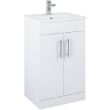 Picture of Belmont Square 50cm 2 Door Gloss White Vanity Unit