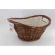 Picture of Scirocco Oval Willow Basket Canvas Line