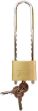 Picture of Te50adj Solid Brass Padlock With Adjustable Shackle