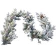 Picture of Snowy Dorchester Pine Garland 9ftx12in