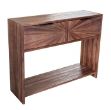 Picture of  Ray 2 Drawer Console Dark Teak