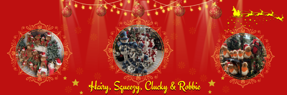 Hairy, Squeezy, Clucky & Robbie